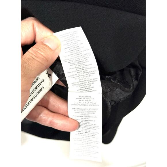 Michael Kors Long Sleeve Single Breasted Oversized Blazer Black Womens Size XS - Picture 4 of 4